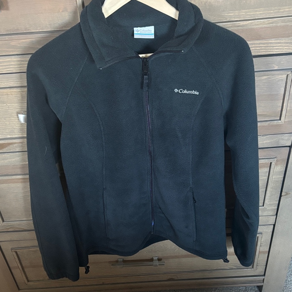 Columbia Black Full-Zip Fleece Jacket